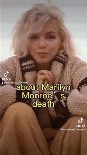Marilyn Monroe Death