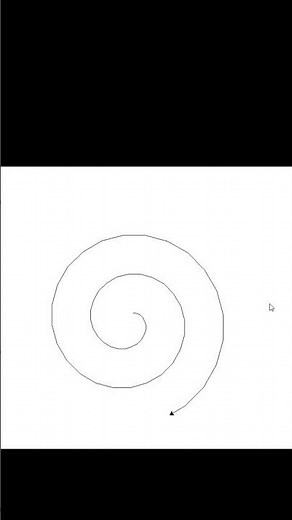 Let's learn to generate spiral using Python 🐍 #coding #shorts