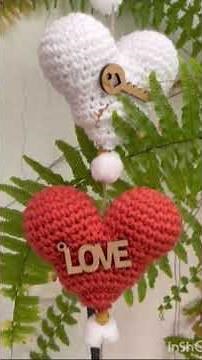 A garland of hearts for Valentine's Day is a good decoration