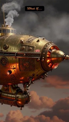 Victorian Era Steampunk Airships Taking Flight