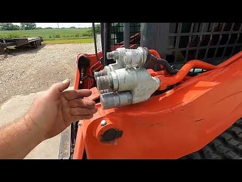 Kubota SVL 65 / 75. How to Use High Flow