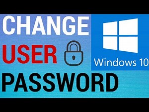 How To Change User Password on Windows 10