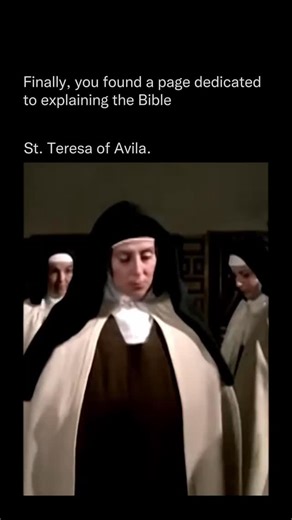 Explaining The Bible on Instagram: "Saint Teresa of Ávila (1515–1582), born Teresa de Cepeda y Ahumada in Spain, was a prominent Carmelite nun, mystic, and reformer during the Counter-Reformation era. She entered the Carmelite convent in Ávila, experienced profound mystical visions and ecstasies, and co-founded the Discalced Carmelites—a stricter branch emphasizing poverty, contemplation, and prayer—with St. John of the Cross. Her classic spiritual works, including The Interior Castle and The Wa