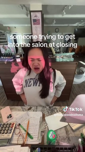 Because of our UV screen 🙄 #nailtok #funny #hollywoodnailsandspa #creatorsearchinsights