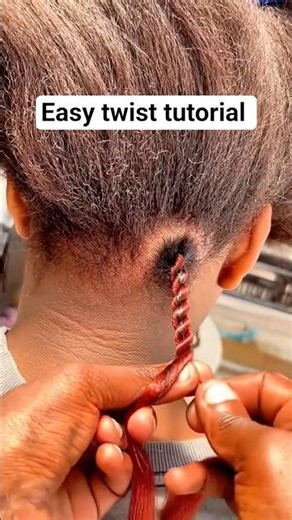 How to twist braid for beginner #beginnerfriendly #foryouシ