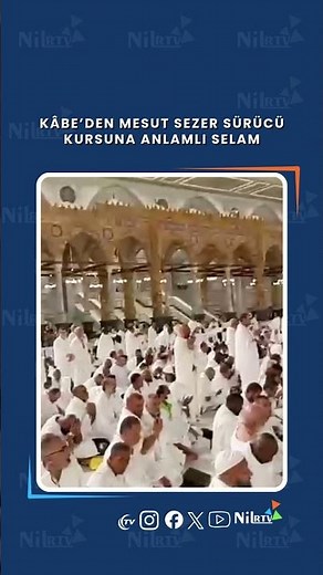A Meaningful Greeting from the Kaaba to Mesut Sezer Driving School