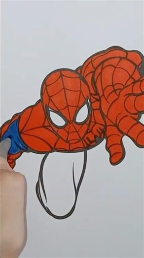 🕷️🕸️Spider-Man Coloring #spiderman #coloring