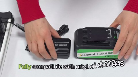 24V 5.2Ah Replacement for BS 24V Battery, Battery Replacement for CleanView XR 4054 & XR Pet Series Vacuum, Compitable with BS Vacuum Cleaner 3789U, 3797V