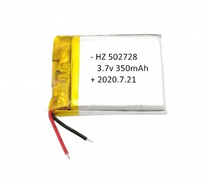 [Hot Item] Batterie Mini MP3 Lecteur Rechargeable Polymère de Lithium 502728 3.7V 350mAh OEM