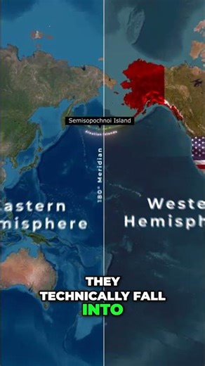 Alaska Breaks Every Geography Rule #geofacts #mindblown #shorts