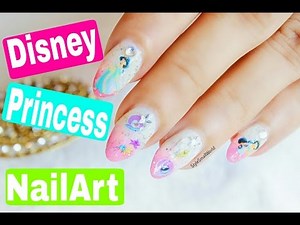 The Easiest Disney Princess Nail Art | Disney Jasmine Nails Designs | Style Small World