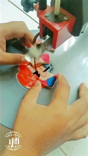 cutting the image with a scroll saw and making a puzzle