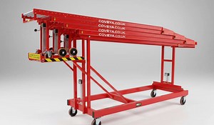 High-Rise Telescopic Unloading Conveyor | Coveya