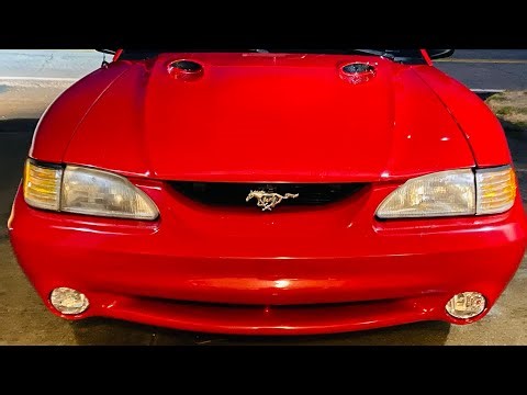 1997 FORD MUSTANG SVT COBRA CONVERTIBLE SN95 4.6L 32V DOHC