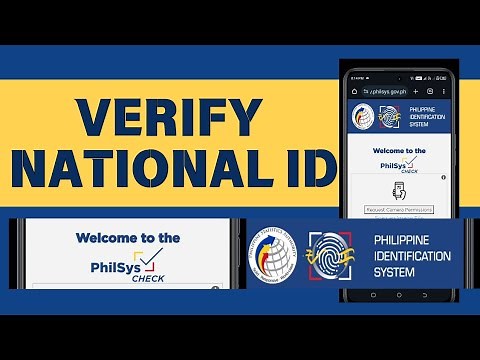 HOW TO VERIFY PHILIPPINE NATIONAL ID ONLINE #verifynationalid #philsysverification #philsys