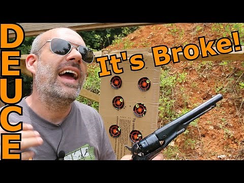 Broken Black Powder Colt Revolver Fix!
