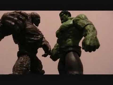 My hulk toy fight (stopmotion)