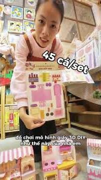 DIY 3D paper model toy combo - DIY with fabric stuffed animals at Tailor's Grocery Store