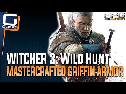 Witcher 3: The Wild Hunt - Mastercrafted Griffin Armor Set Diagrams Location (Griffin School Gear)