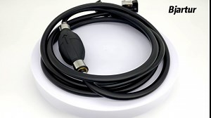 Bjartur Fuel Line, 5/16" Marine Boat Fuel Line 9.8 FT with Brass Interface Primer Bulb Steel Hose Clamp Outboard Fuel Connector for Motor Rvs Gas Line Assembly