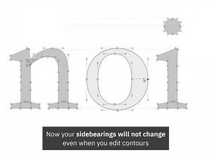 Adjust glyph widths using Power Nudge & Bind Sidebearings. FontLab VI tutorial