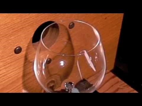 Shattering Wineglass