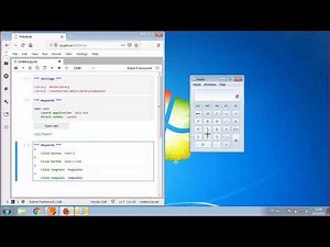 Windows calculator automation demo with RobotLab