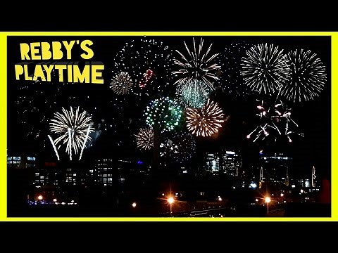 2017 Fireworks for Kids. The Best Fireworks Shows for Kids, New Year Fireworks.