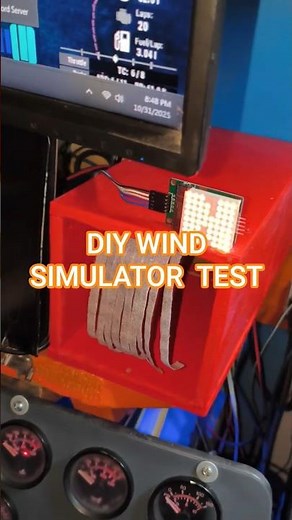 DIY WIND SIMULATOR TEST. #racing