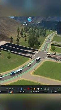 Building A new Highway in Cities: Skylines! #shorts