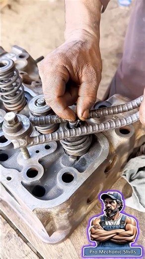 Engine Valve Locks Installation/Perfect Fit in Seconds #shorts #engine #valve #locks #fit #ytshorts