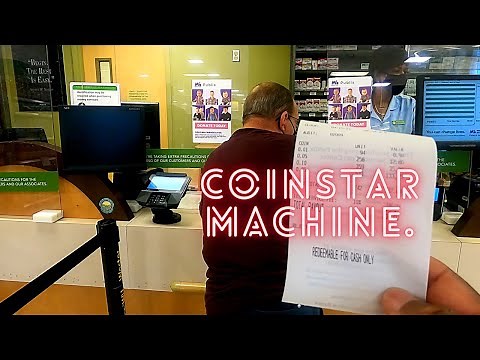 How to use a Coinstar Machine @ Publix.