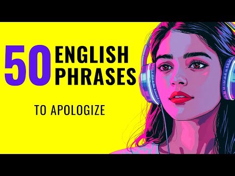 50 English Phrases to Apologize | Slow Listening & Speaking Practice (A1–A2)