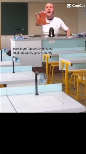 Pov: le prof de math quand on lui dit un cercle et pas un rond.