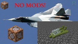 Minecraft: Fighter Jet Only two Commands 1.10.2 Minecraft Map