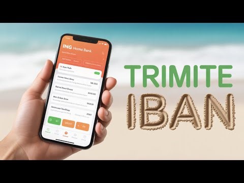 Cum să trimiți contul IBAN din aplicația de HomeBank ING