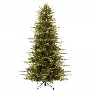 Best Choice Products 9ft Pre-Lit Artificial Aspen Noble Fir Christmas Tree w/ 3,088 Branch Tips, 600 LED Lights