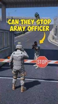 What Happens If You Enter the GTA 5 Military Base as military soldier #gta5 #ytshorts