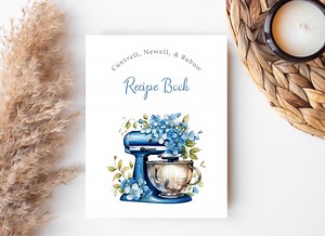 Personalized Family Cookbook Cover Template: Editable Recipe Book (digital Download) - Etsy