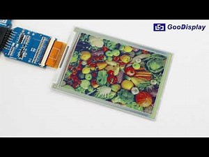 Discover the Future of Displays: 4-Inch Full-Color ePaper Display with E Ink Spectra 6