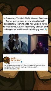 In Sweeney Todd (2007), Helena Bonham Carter’s Raw Singing Made Mrs. Lovett Feel Unstable and Real | Jenifer Horror Story