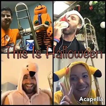 THIS IS HALLOWEEN FROM DISNEY'S THE NIGHTMARE BEFORE CHRISTMAS: Acapella App Trombone Cover