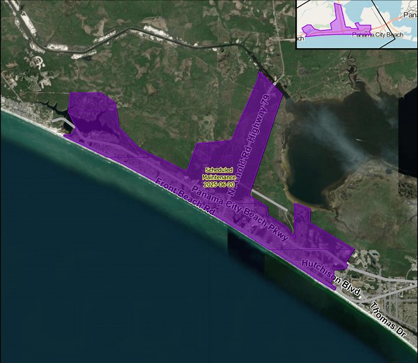 Water main break impacts Panama City Beach