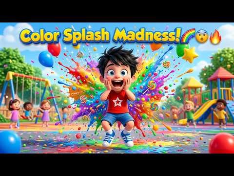 Tony’s Color Splash Adventure! 🌈🎨✨ | Learn Colors, Paint Fun, Rainbow Magic & Educational for Kids