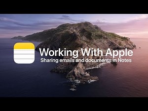 How To Add Emails and Documents to an Apple Note