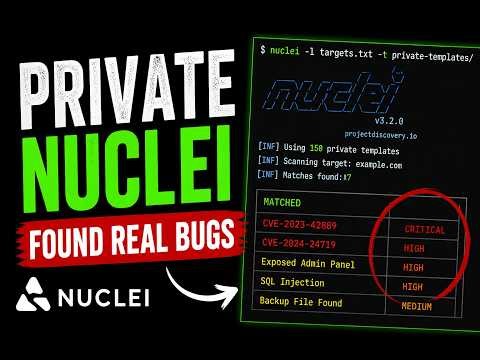 I Used My Private Nuclei Templates to Find Real Bugs