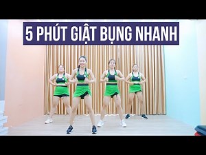 5 PHÚT GIẬT BỤNG NHANH CÙNG HLV BẢO NGỌC AEROBIC