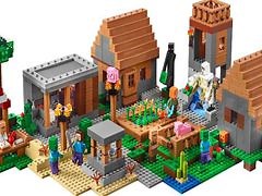 LEGO Minecraft Village set is 1600 pieces - VideoGamer