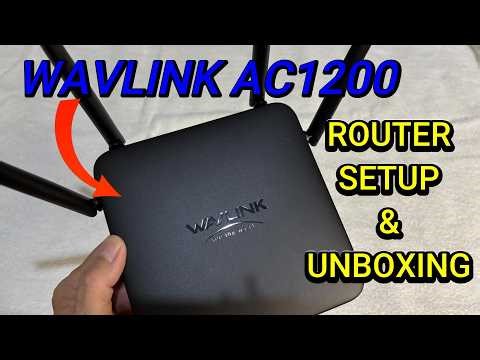 Wavlink AC1200 WiFi Router – Unboxing, Full Setup | Complete Beginner Guide!