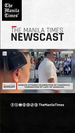 Marcos attends celebration of canonical coronation of Lady of Manaoag
